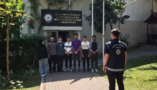 Bursa’da Kaçak Göçmen Operasyonu