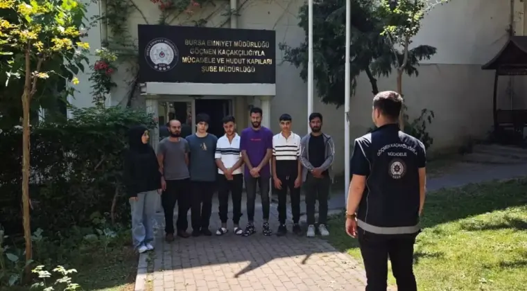 Bursa’da Kaçak Göçmen Operasyonu