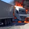 Gaziantep’te Tır Yangını
