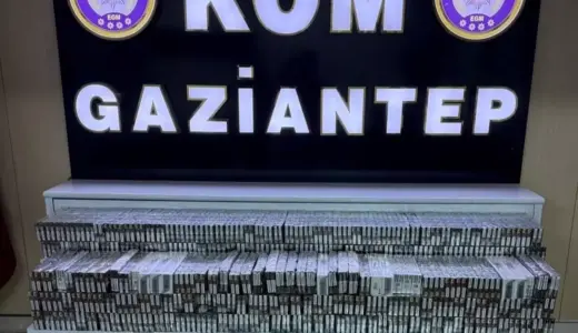Gaziantep’te Kaçakçılık Operasyonu